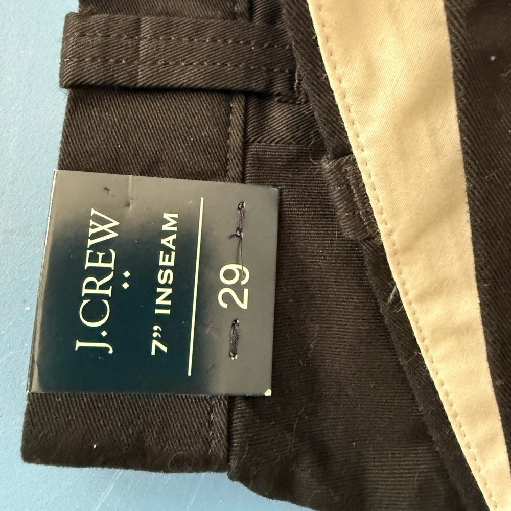 J. Crew Black Chinos with Smooth Finish